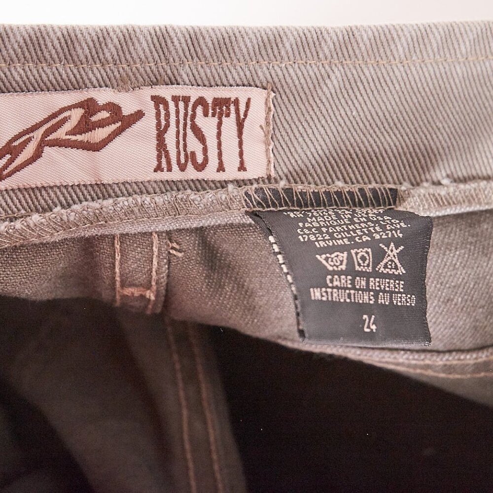 1990s Deadstock Gray Rusty Skateboarding Jeans Pants